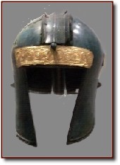 Thrakerhelm - Bronze mit Goldverzierung