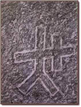 Wismar Symbol auf Grabplatte