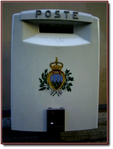 San Marino Briefkasten