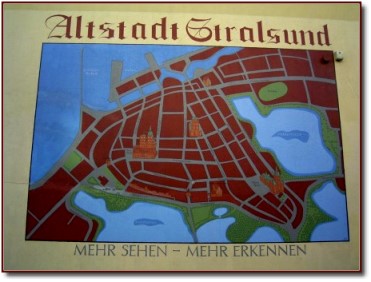 Stralsund Altstadtplan