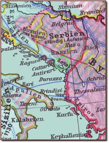 Karte 11. Jahrhundert