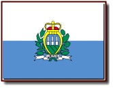San Marino Fahne